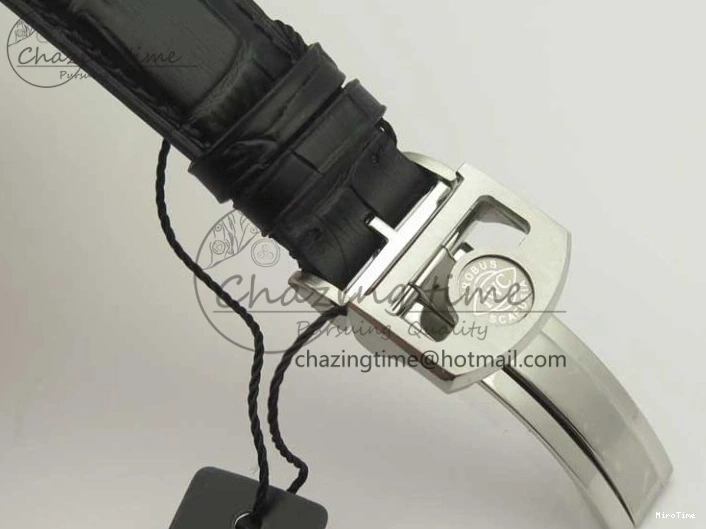 MIROTIME 0320 Portuguese Chrono SS ZF 1:1 Best Edition Gray Dial SS On Black Leather Strap A ZipUp 7215